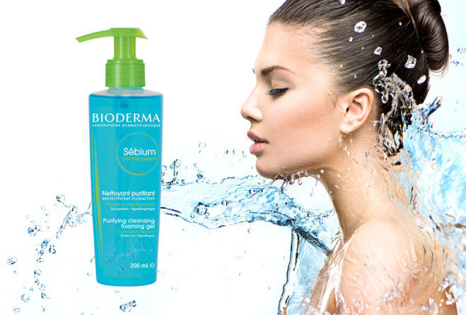 Sữa rửa mặt kiềm dầu Bioderma Sebium Foaming Gel