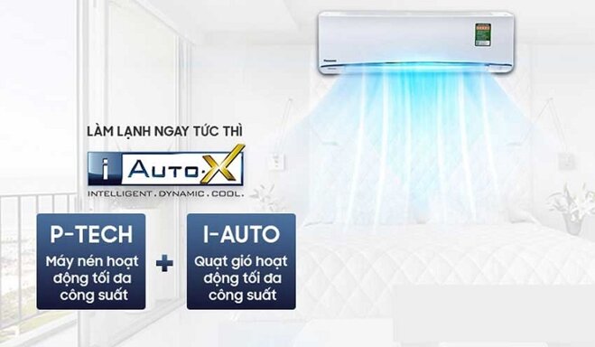 điều hòa Panasonic U9XKH-8 9000 BTU 1 chiều Inverter gas R32