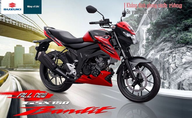 Suzuki GSX150 Bandit thiết kế mạnh mẽ, góc cạnh