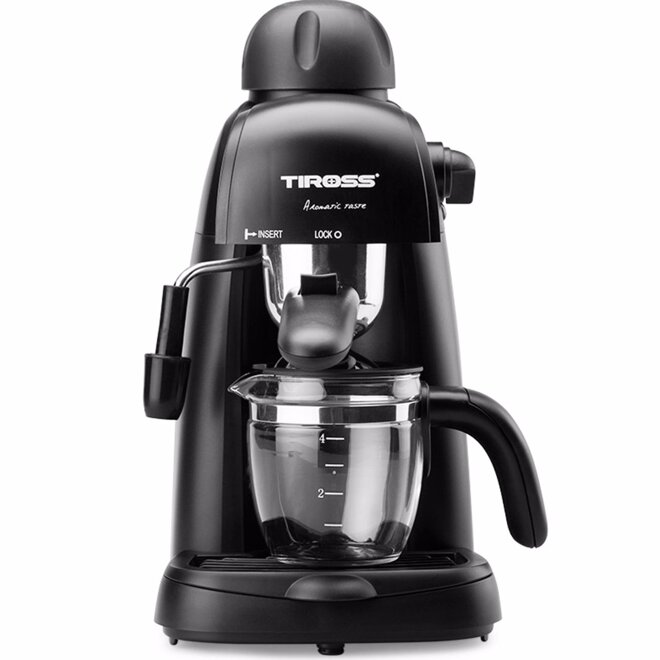 Máy pha cà phê Espresso 4 cốc TS620 800W (Đen) 