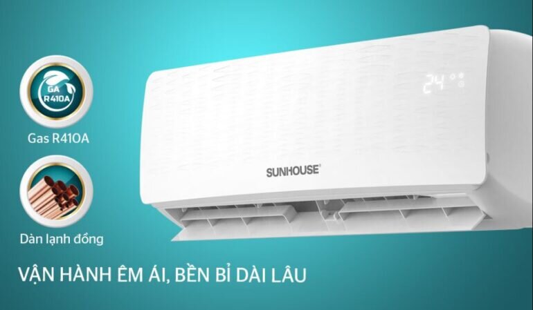 Điều hòa 9000btu Sunhouse SHR-AW09C110 1 chiều - Giá khoảng: 5 triệu vnd