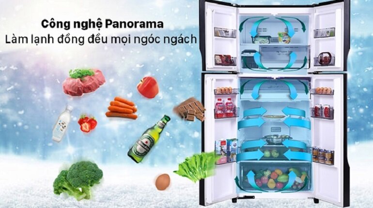 Tủ lạnh Panasonic 4 cánh