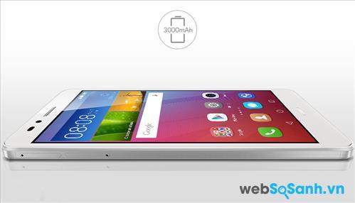 Mức dung lượng pin lên đến 3000 mAh sẽ cho phép Huawei GR5 đồng hành bên bạn trong suốt cả một ngày dài.