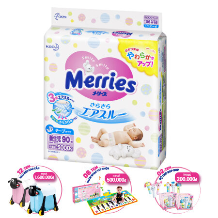 Bỉm merries newborn