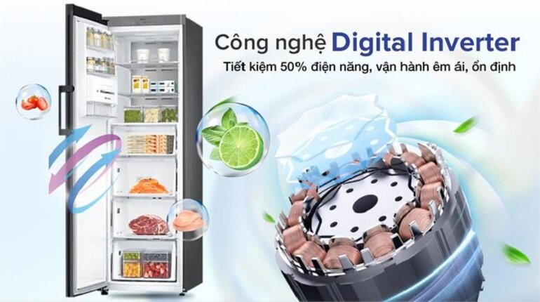 Tủ lạnh 1 cánh Samsung RZ32T744535/SV