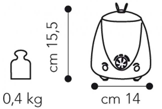 Máy hâm nóng sữa Brevi 372