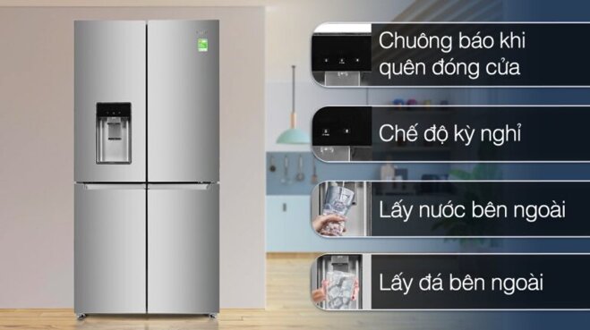 Tủ lạnh Whirlpool lấy nước ngoài WFQ590WSSV 