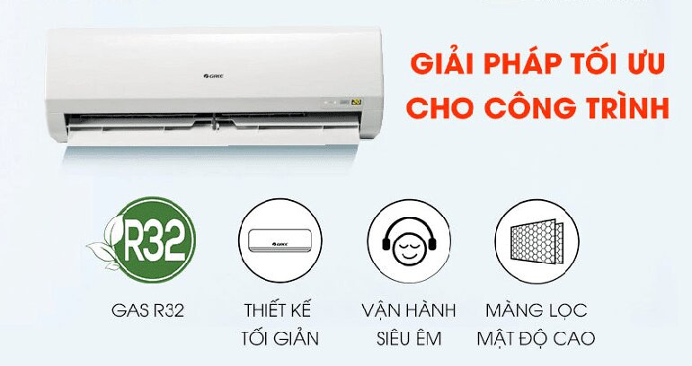 điều hòa Gree 12000BTU 2 chiều Inverter