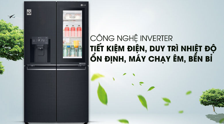Tủ lạnh LG GR-X247MC tiết kiệm năng lượng với công nghệ Linear Inverter