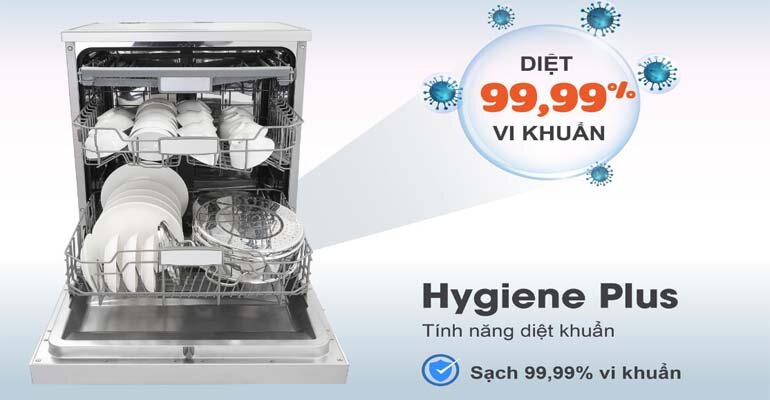 Công nghệ Hygiene Plus Công nghệ trên máy rửa bát Bosch