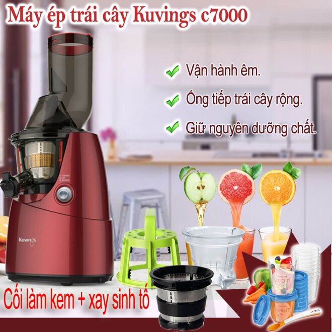 Máy ép trái cây Kuvings C7000 kiểu dáng sang trọng 