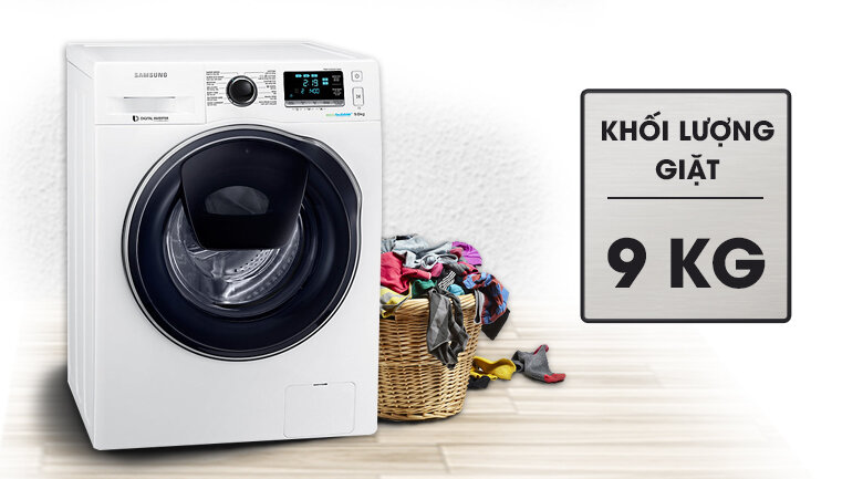 Máy giặt Samsung Wash 9kg WW90K6410QW/SV