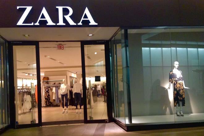 địa chỉ cửa hàng zara