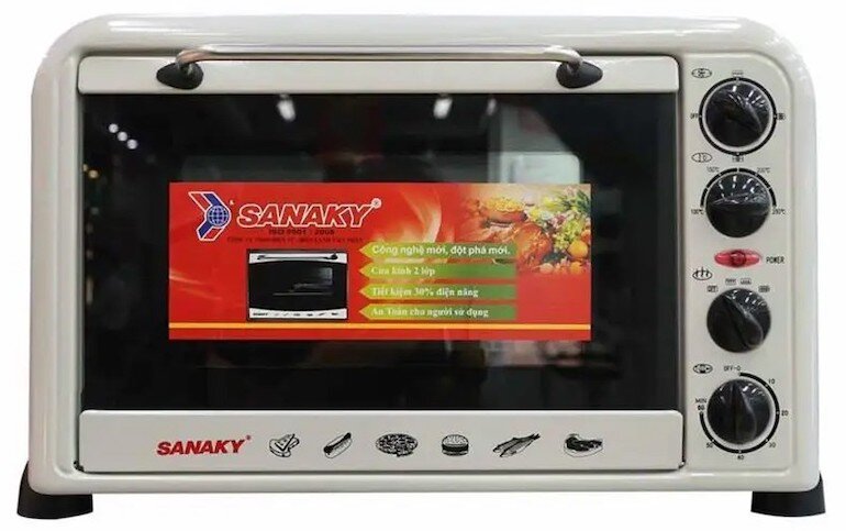 Lò nướng bánh Sanaky VH-369B 36L 1600W