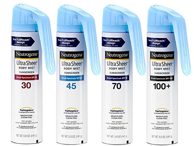 Kem chống nắng dạng xịt Neutrogena Fresh cooling SPF 70