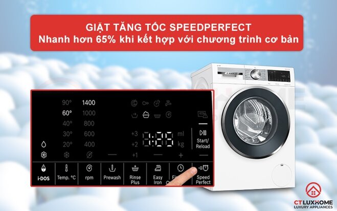 Đánh giá máy giặt Bosch series 6 WGG254A0SG: Chất lượng Đức cao cấp, giá lại rẻ