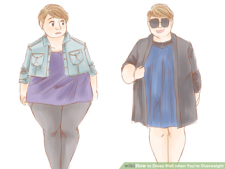 chọn trang phục cho người béo