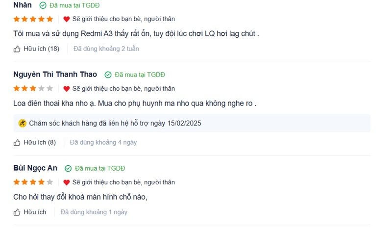 Xiaomi Redmi A3 - điện thoại rẻ nhất của Xiaomi hạ giá chỉ còn hơn 1 triệu đồng