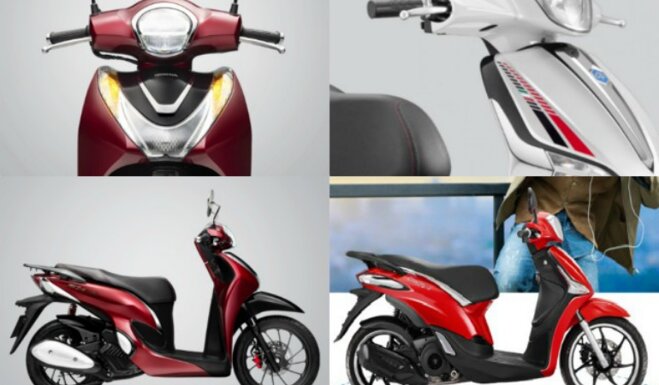 SH Mode 2022 và Piaggio Liberty 2022