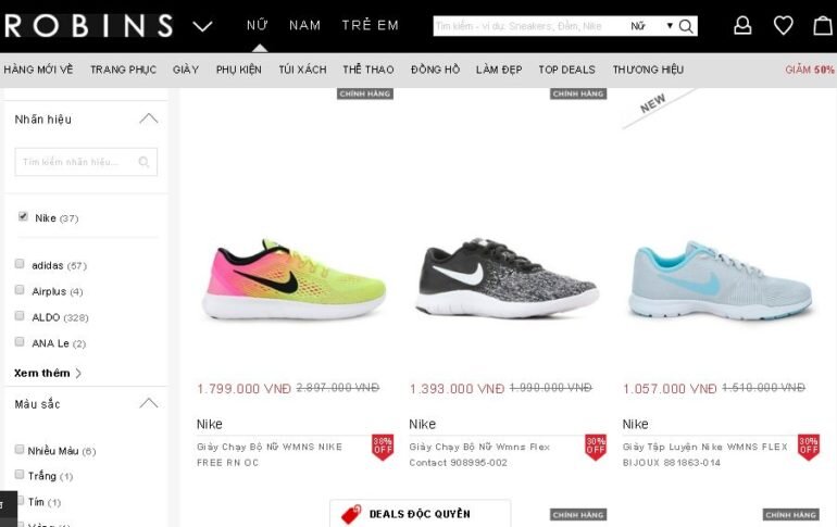 Ở Việt Nam mua giày Nike chính hãng sale off ở đâu ?