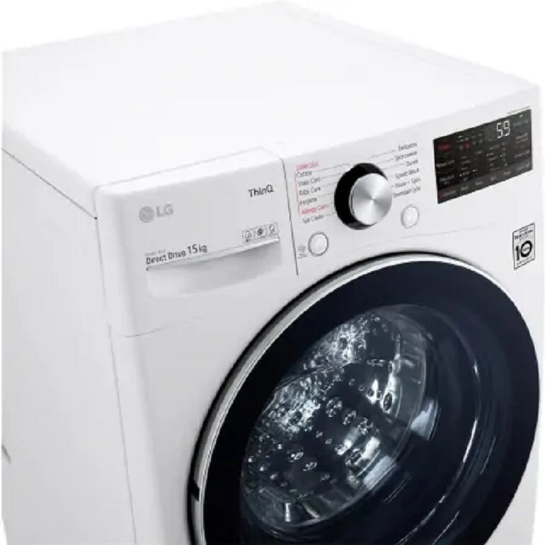 Máy giặt sấy lồng ngang LG Inverter 15kg F2515RTGW