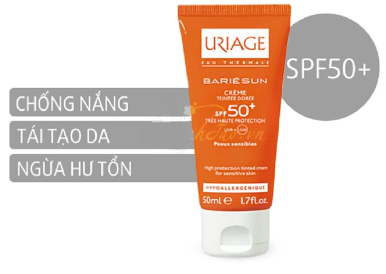 Review kem chống nắng Uriage Bariesun XP Creme