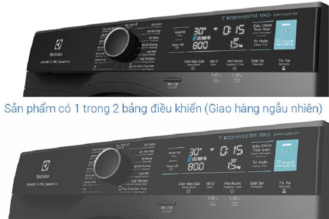 Máy giặt Electrolux Inverter 11 kg EWF1142R7SB - siêu phẩm chất lượng, giá chỉ còn 10 triệu đồng