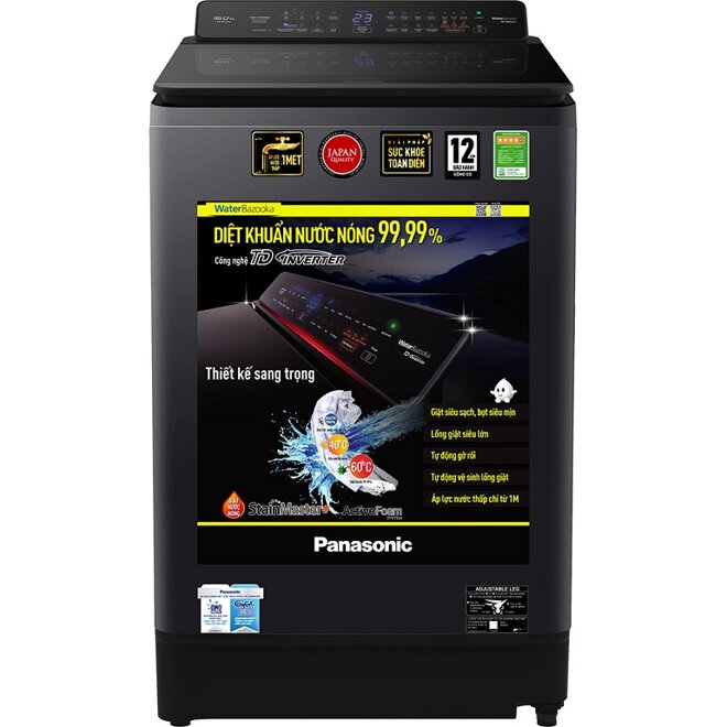 Máy giặt Panasonic Inverter 14 kg NA-FD14V1BRV