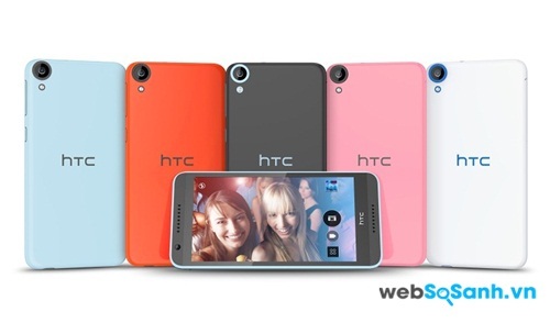 HTC Desire 820 có lớp vỏ màu sắc đầy cá tính