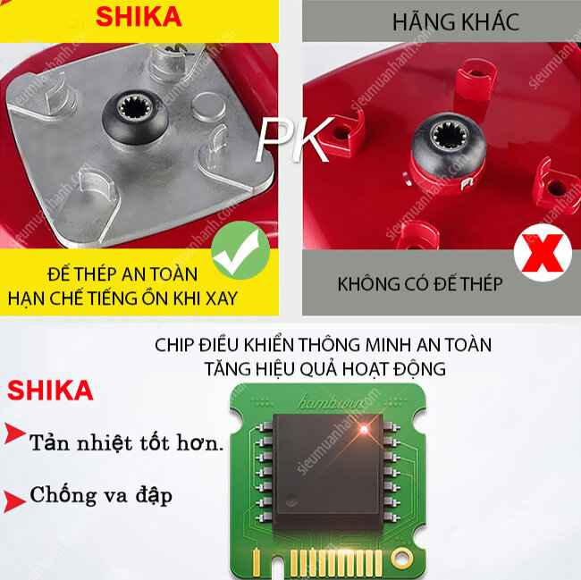 máy xay đậu nành shika công suất lớn