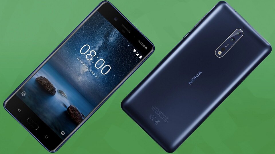 Nokia 8 hỗ trợ hai sim hai sóng 