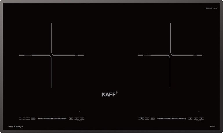 Bếp từ âm 2 vùng nấu Kaff KF-988II có mức giá ~ 8.350.000 VNĐ