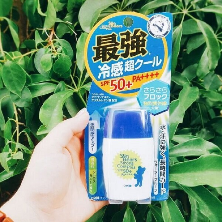 Review về kem chống nắng Omi Sun Bear của Nhật Bản