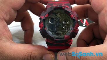 Màu sắc hài hòa trên G-Shock thật