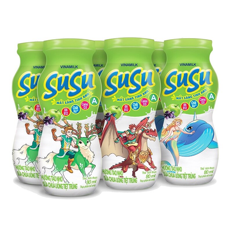 Sữa Susu táo nho