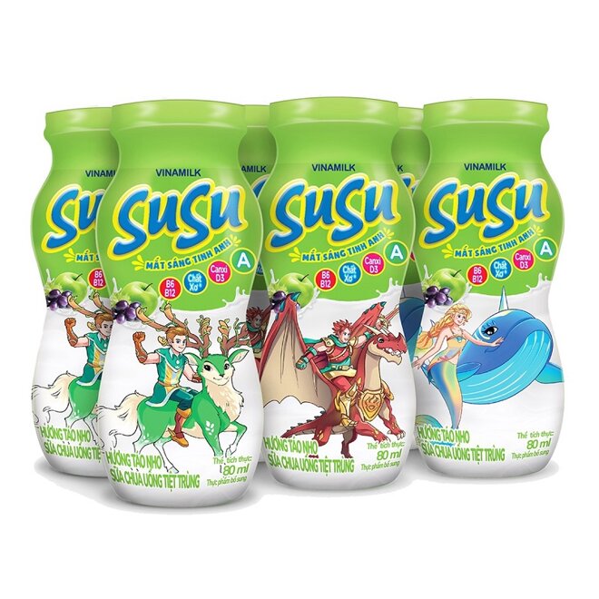 Sữa Susu táo nho