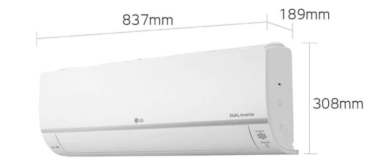 Review điều hòa 2 chiều 9000btu LG B10API về thiết kế