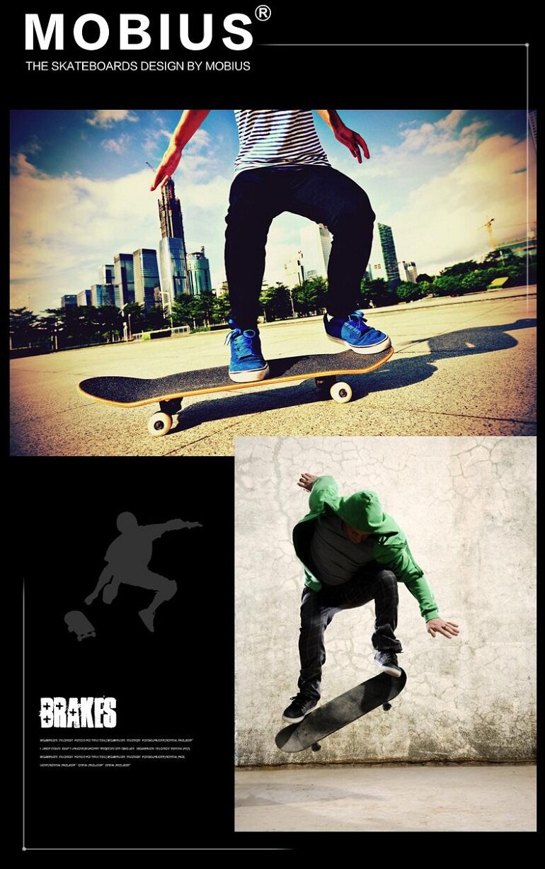 Ván trượt Skateboard cao cấp cỡ lớn