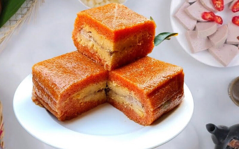 Bánh chưng gấc