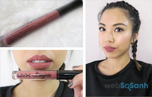 Son kem lì NYX Lip Lingerie Liquid Lipstick