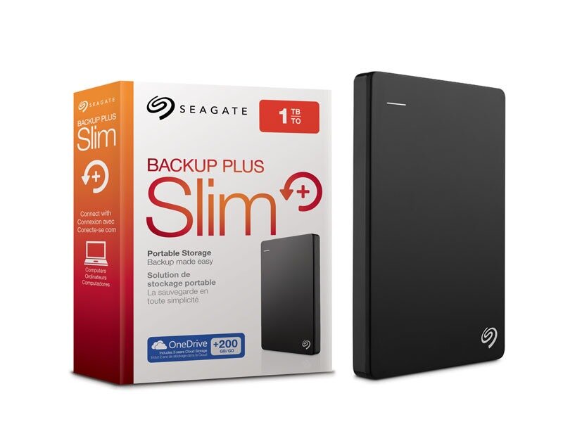 Seagate Backup Plus Slim 1TB 