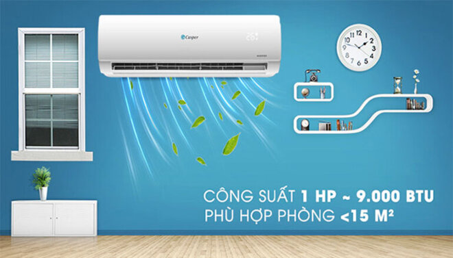 Điều hòa Casper 9000Btu 1 chiều Inverter MC-09IS33 có thiết kế thông minh và tối giản