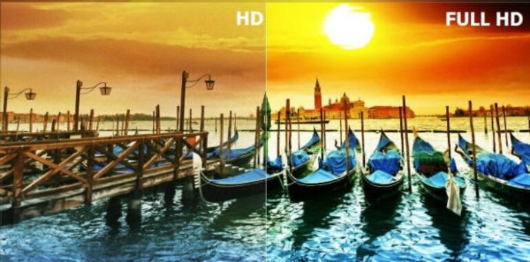 Hình ảnh sắc nét với độ phân giải Full HD