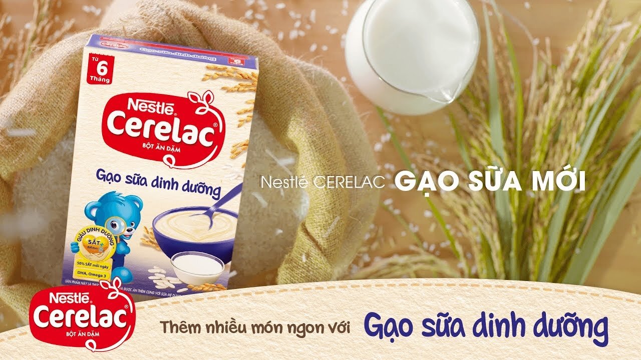 Bột ăn dặm Nestle được nhiều người tin dùng