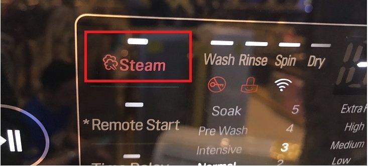 Chức năng giặt hơi nước trên máy giặt LG F2721HTTV