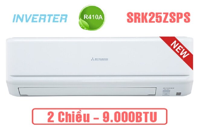 Điều Hòa Mitsubishi 9000Btu 2 Chiều Inverter SRK/SRC25ZSPS-S5