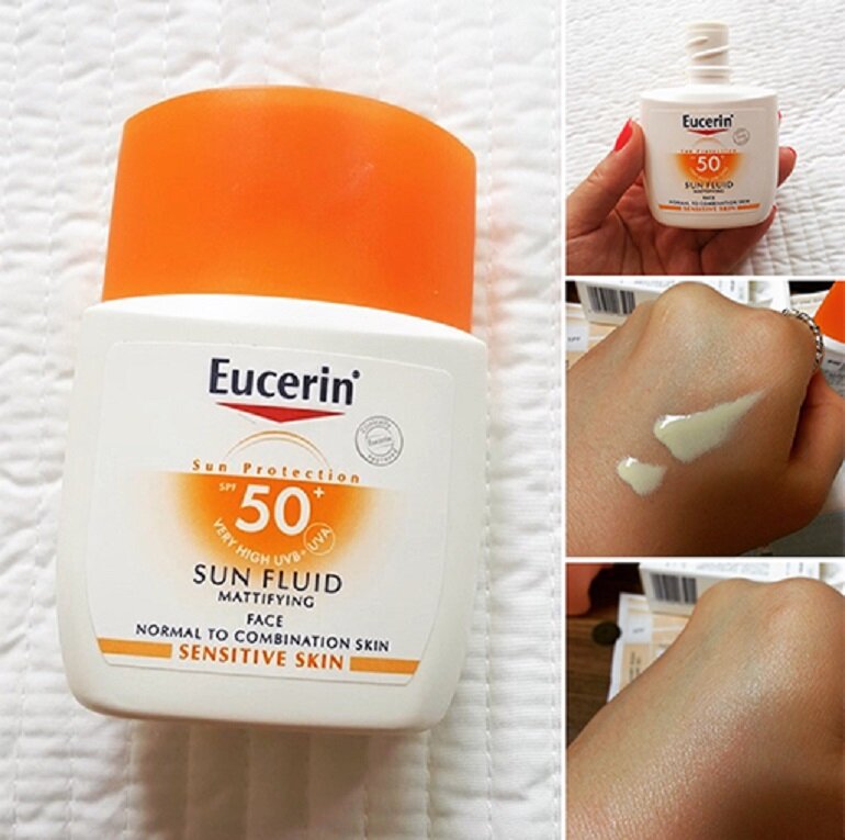 Kem chống nắng Eucerin Sun Fluid Mattifying Face