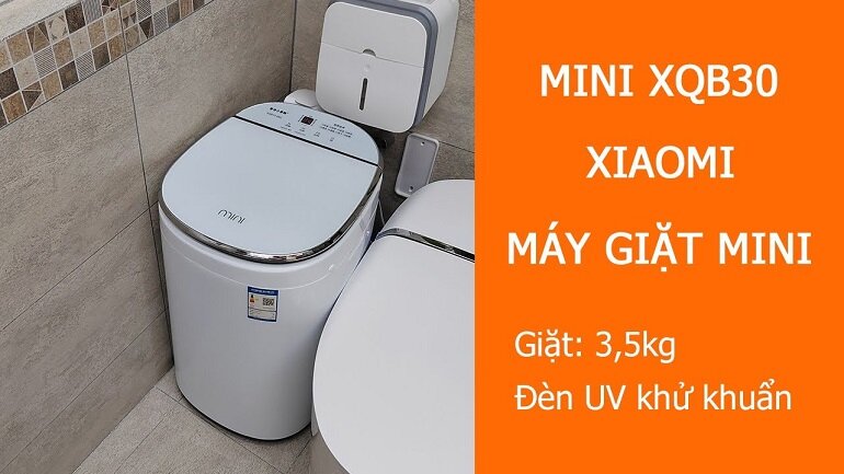 Kích thước thực tế của máy giặt Xiaomi mini XQB30