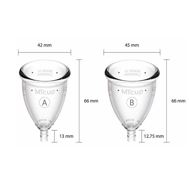 Cốc nguyệt san Mtcup thiết kế 2 size