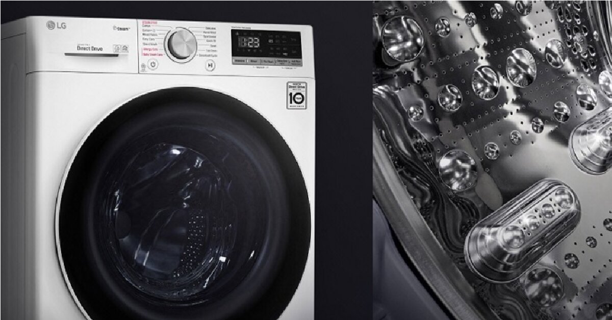 Review máy giặt lồng ngang thông minh LG AI DD 9kg FV1409S3W tất tần tật từ A-Z